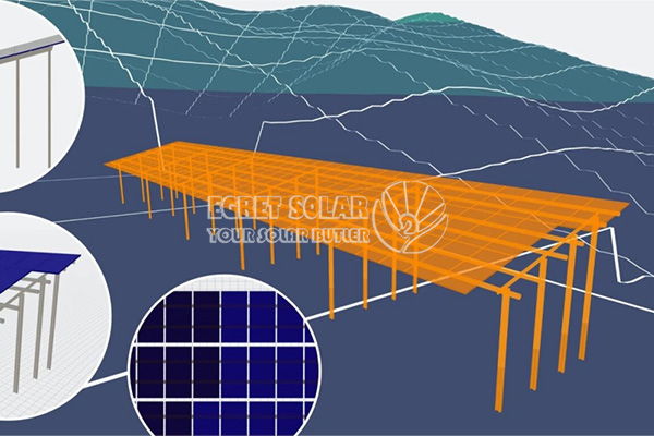 Egret Solar усиливает Tracker, рельефные инструменты для крупномасштабного планирования PV