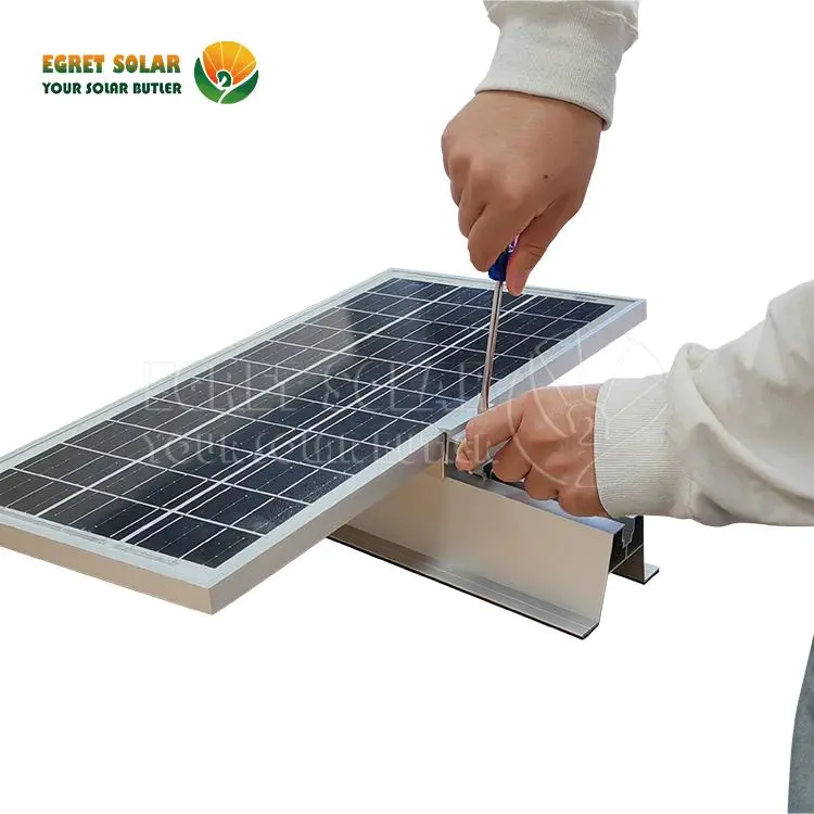 Quick Installation Solar Aluminium Short Rail System