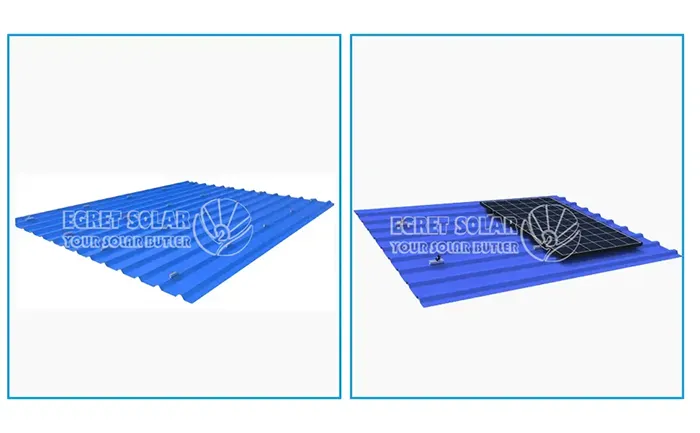 Trapezoidal Sheet Solar Mount Trapezoidal Sheet Solar Mount