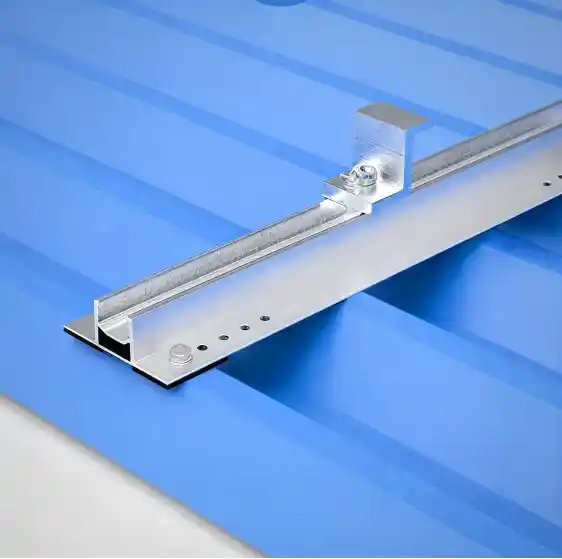 Solar Mini Rail Metal Roof Mounting System